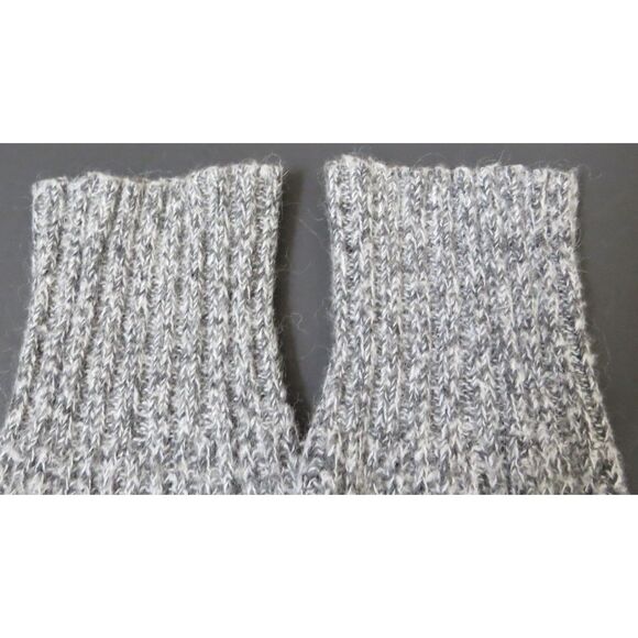 Express women's Hi-lo Hem Mohair/Wool Blend Turtleneck Sweater Gray S EUC - Picture 6 of 9